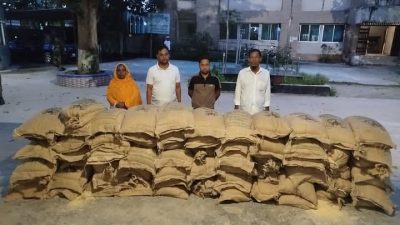 বাঞ্ছারামপুরের দড়িকান্দির চার ইউপি সদস্যের বাড়ি থেকে ৬৮ বস্তা সরকারি চাল উদ্ধার