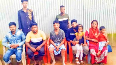 ধোবাউড়ায় শিশুসহ ৯ জনকে পুশ ইন করলো বিএসএফ