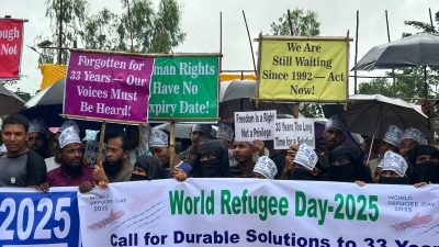 কুতুপালংয়ে বিশ্ব শরণার্থী দিবস উপলক্ষে শান্তিপূর্ণ সমাবেশ ও মিছিল অনুষ্ঠিত