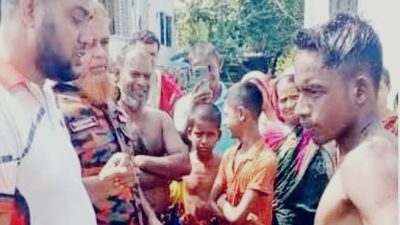 ভালুকায় মাদকাসক্ত যুবককে উদ্ধার করলো, ফায়ার সার্ভিস