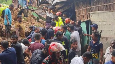 ভারী বৃষ্টিতে সিলেটে টিলা ধসে একই পরিবারের ৪ জনের মৃত্যু