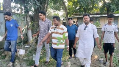 বিশ্ব পরিবেশ দিবস উপলক্ষে তারাকান্দা সরকারি কলেজে বৃক্ষরোপণ