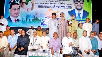 ঈদুল আজহা পরবর্তী ঈদ পুনর্মিলনী অনুষ্ঠানে ডা. শাহাদাত হোসেন ভেদাভেদ ভুলে বিএনপিকে জয়ী করতে কাজ করতে হবে