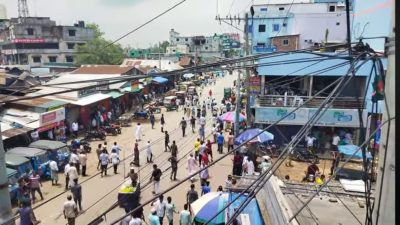কালিয়াকৈর বি এন পি কমিটি ঘোষণাকে কেন্দ্র করে দু গুপের মধ্যে সংঘর্ষ আহত ২০