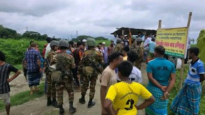 অবৈধ বালু উত্তোলনরোধে যৌথ বাহিনীর অভিযান