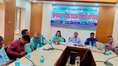 বীরগঞ্জে তামাক নিয়ন্ত্রণ আইন বাস্তবায়নে টাস্কফোর্স কমিটির প্রশিক্ষণ ও ত্রৈমাসিক সভা অনুষ্ঠিত