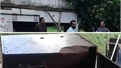 খুলনার আড়ংঘাটা প্রেসক্লাবে সন্ত্রাসী হামলা, ভাঙচুর ও অগ্নিসংযোগে সাংবাদিক সমাজে ক্ষোভ