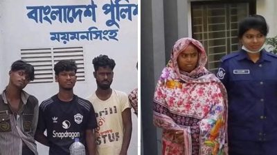 ময়মনসিংহে পুলিশের অভিযানে নারীসহ তিন মাদক ব্যবসায়ী গ্রেপ্তার