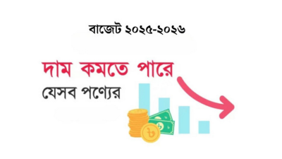 দেশের ৫৪তম বাজেট ও ড. মুহাম্মদ ইউনূসের নেতৃত্বাধীন অন্তর্র্বতী সরকারের প্রথম বাজেটে দাম কমতে পারে যেসব পণ্যের
