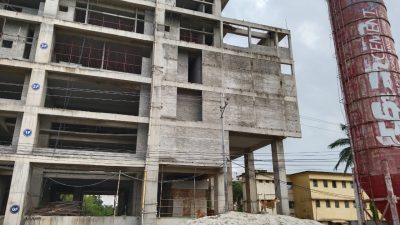 রাজশাহী ক্যান্সার হসপিটালে বিল্ডিং নির্মাণ কাজে ব্যাপক অনিয়ম